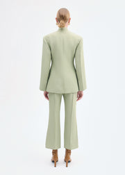 Sculptural Collarless Jacket - Tea - CO Collections